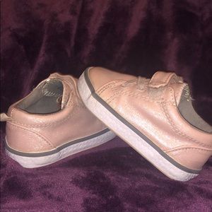 Light pink baby shoes